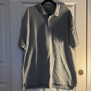 Tall XL LL BeanMen's Gray Polo Shirt